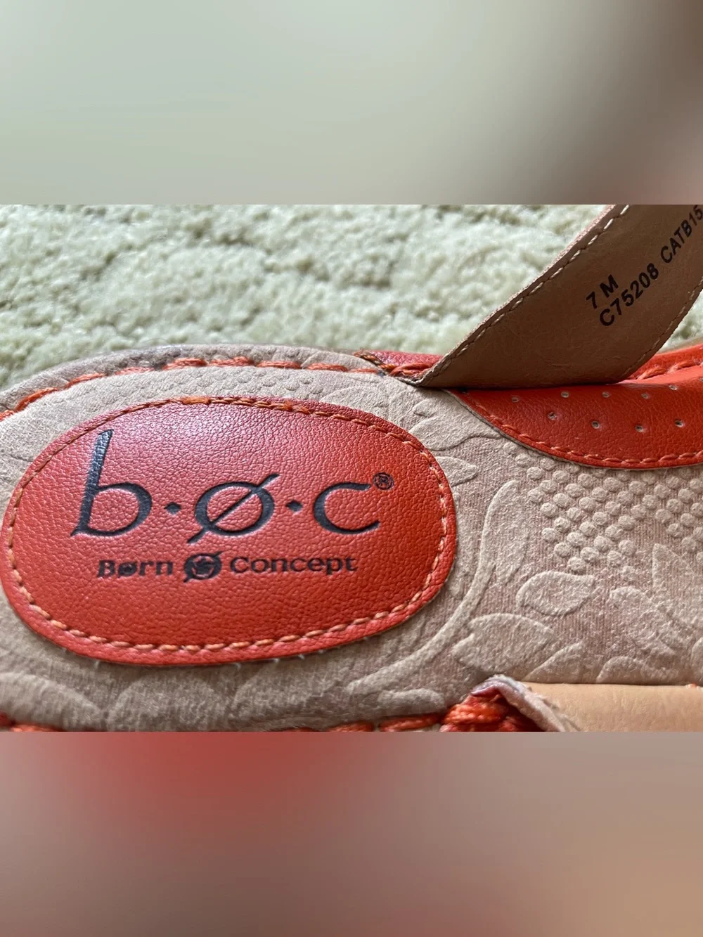 b.o.c. Born Concept Coral Flower Toe-Post Sandals